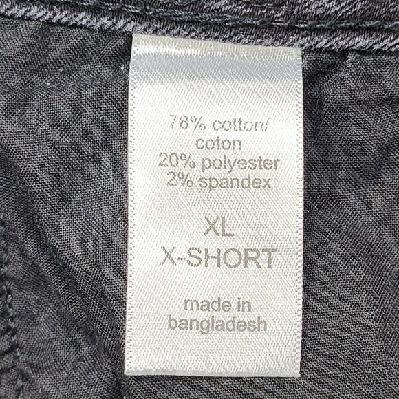 Maurices M. Jeans Womens XL X-SHORT Black Mid Rise Jegging Skinny Stretch Denim - Picture 6 of 13